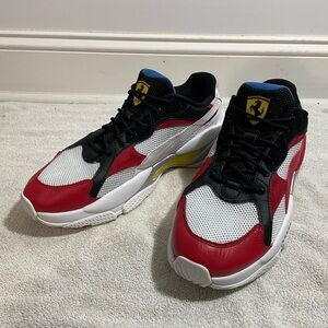 (Puma) Ferrari Trinity Men's Sneakers Size US 11 Black-Red-White LGDCELL.